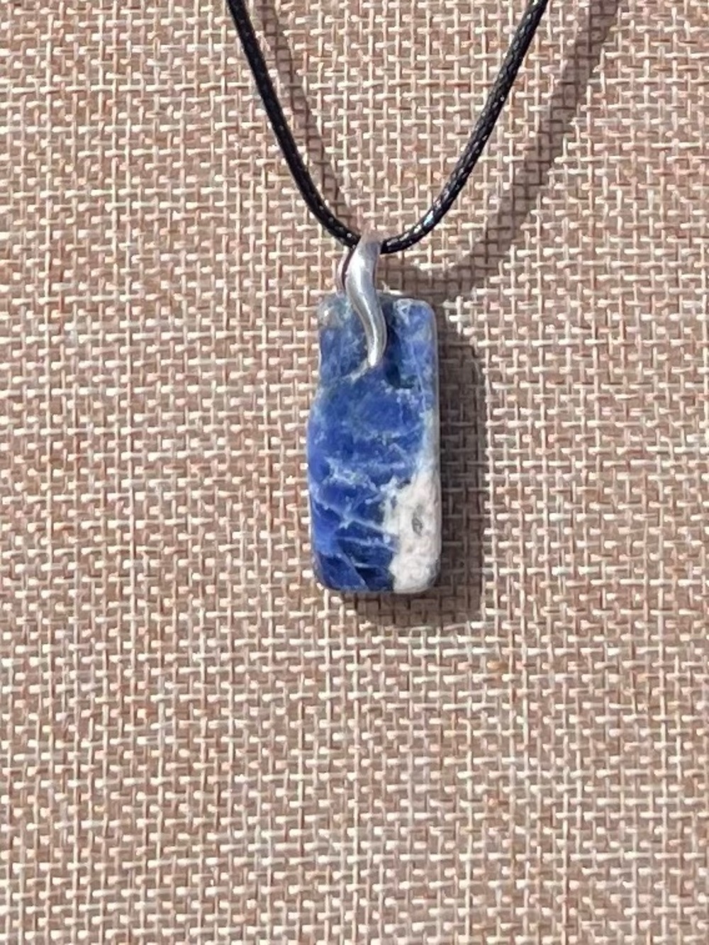 Blue Stone Pendant Necklace - Women Jewelry